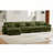 Super Comfort Oversized Modular Sectional Sofa Couch With Movable Ottoman,Corner Sectional With Bolstered Armrests, Deep Seat Cloud Couch, Convertible L Shaped Couch-1614683258-1634774568