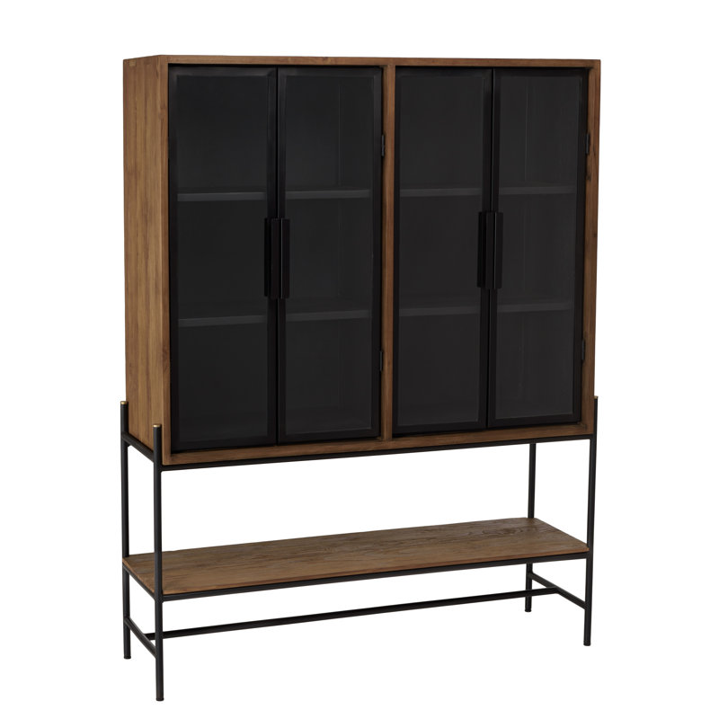 Aakin 124cm Solid Wood Sideboard