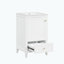 Meuble-lavabo de salle de bain avec lavabo en céramique