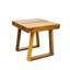 Ensemble de sièges d'extérieur en bois - Chaise et coussins en mousse de table d'appoint pratiques avec fermeture à glissière pour un nettoyage facile-977835389