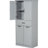 Grey Bathroom Storage With , Painted, Adjustable Shelf, Tipping, Doors And Drawer For Home In Grey, Painted Cabinet, 2 Laundry &-275803017