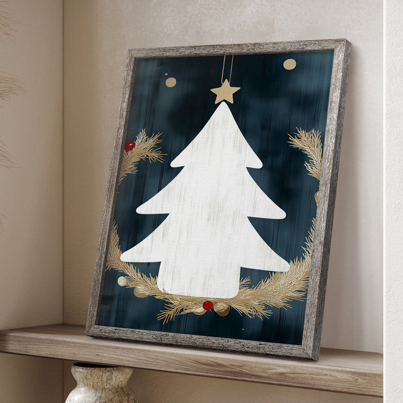 Reproduction encadrée - bois massif XMA3005382, H 30 po x l 24 po