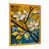 Impression dorée sur toile encadrée