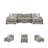 Bradninch 4-Piece Sofa Pit Sectional