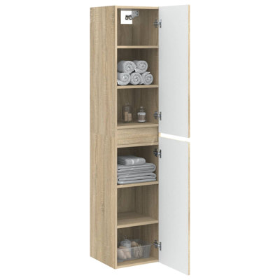 Engineered Wood Linen Cabinet