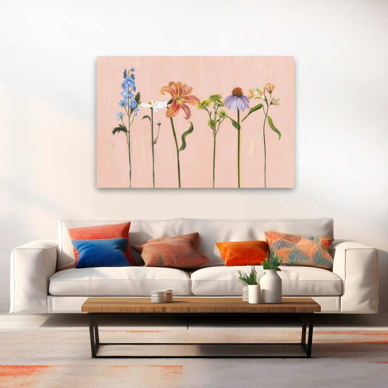 Plantes, fleurs, paysage, nature, rêves d'été, H 40 po x l 60 po