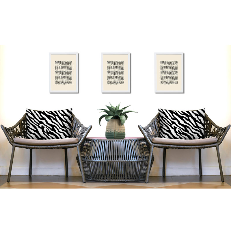 Coussin intérieur / extérieur Valerie, 25x18, Black