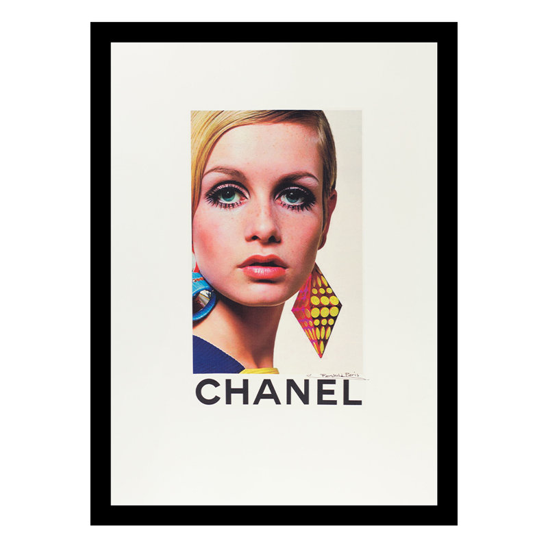 Twiggy Designer Fashion, reproduction encadrée