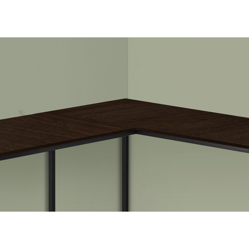 Bureau d'ordinateur, Espresso / Noir