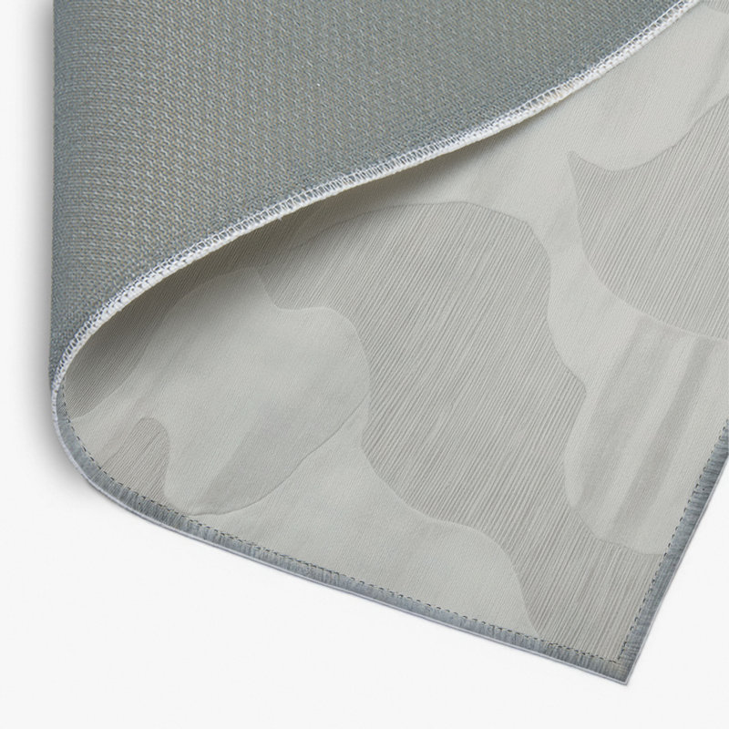 Tapis gris abstrait intérieur et extérieur, Rectangulaire 2 pi x 3 pi