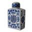 Ensemble de 2 pots en porcelaine bleu / blanc Vanna