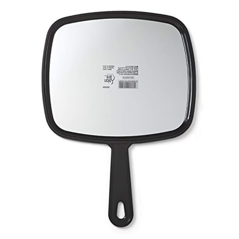 Miroir portatif noir avec poignée, l 6,3 po x L 9,6 po, 3