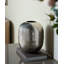Vase élégant en aluminium à stries argentées, léger et durable pour un décor moderne-783821782