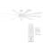 Wynd XL 9 - Blade Outdoor/ Indoor Smart Ceiling Fan with Remote Control and LED Light Kit Included, Works With Alexa and iOS / Android App-55426052