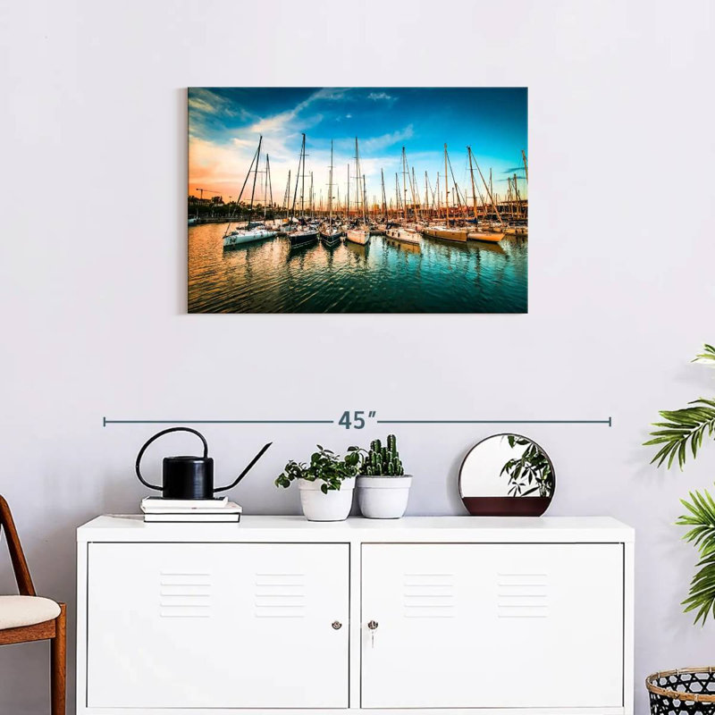 Mehar Sailboats On The Marina