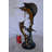 Two Swordfish Swimming In The Ocean Bronze Statue - Size: 11"L X 10"W X 22"H.