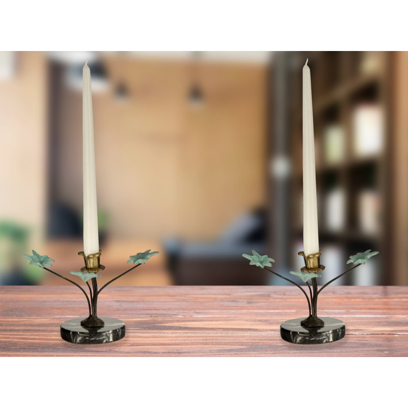 Ensemble de 2 plats de table en métal