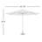 Rebecka Adjustable Pulley Lift Round Umbrella-1302855204