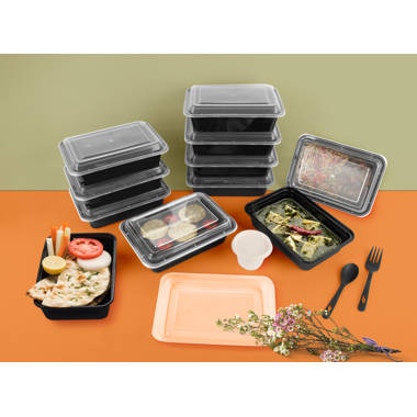 SereneLife Microwavable Soup Containers With Lids Leak Proof, Microwave,  Freezer Safe, BPA-Free, 16 Oz. Capacity