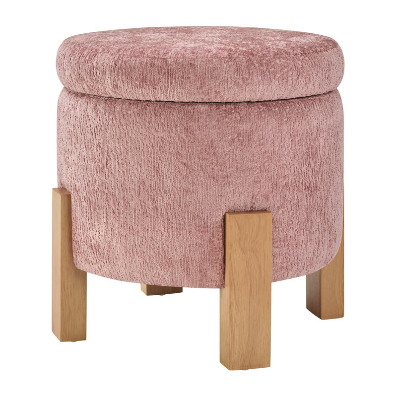 Repose-pieds avec rangement Annie, Naturel