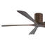 60" Irene 5-Blade Hugger Ceiling Fan with Wall Remote-1087667352-1087667335-1087667388