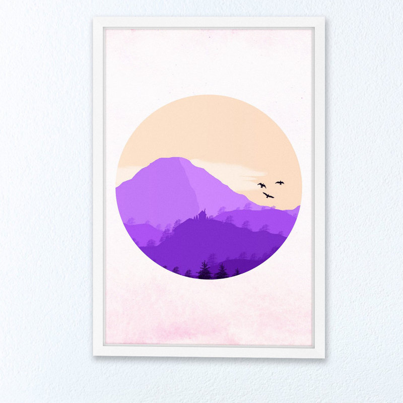 1 Piece Single Picture Frame Painting, 91cm H x 61cm W x 3.81cm D