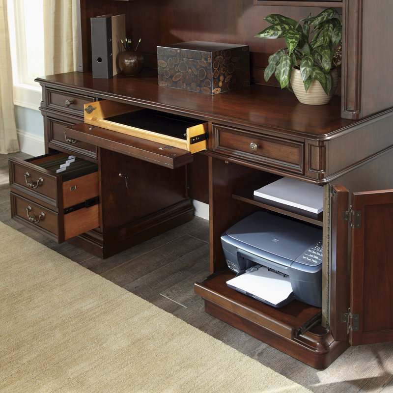 Ensemble de bureau de bureau Mattern avec crédence et huche Mattern