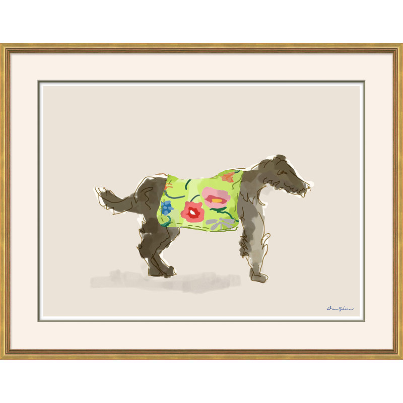 «Alvie» par Dana Gibson, peinture sur cadre