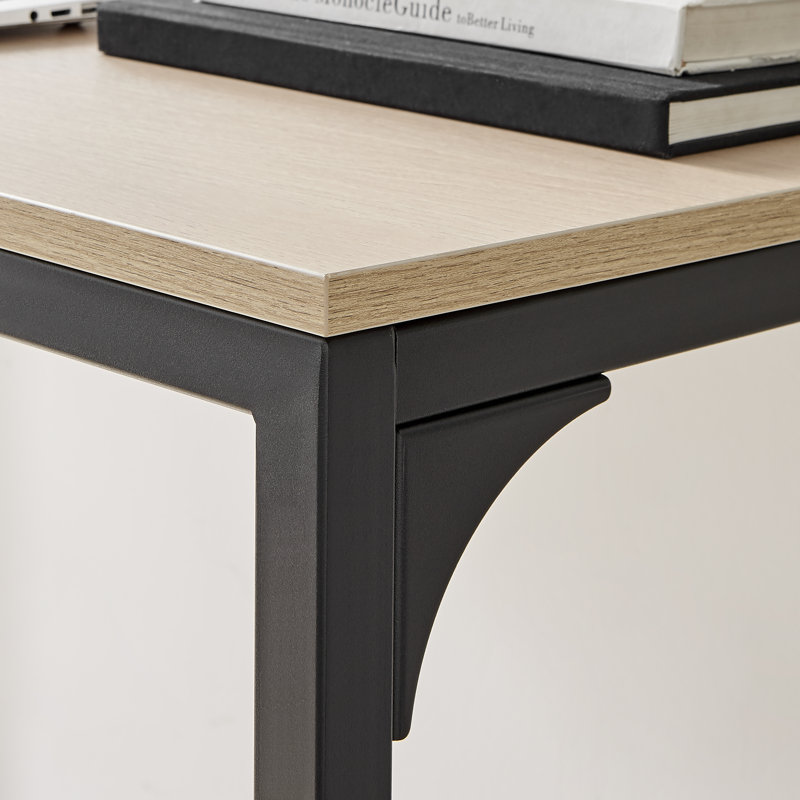 Kynlyn Modern Design Computer Desk - Home Office Desk, Melamine Scratch Resistant Surface, 75cm H x 120cm W x 60cm D