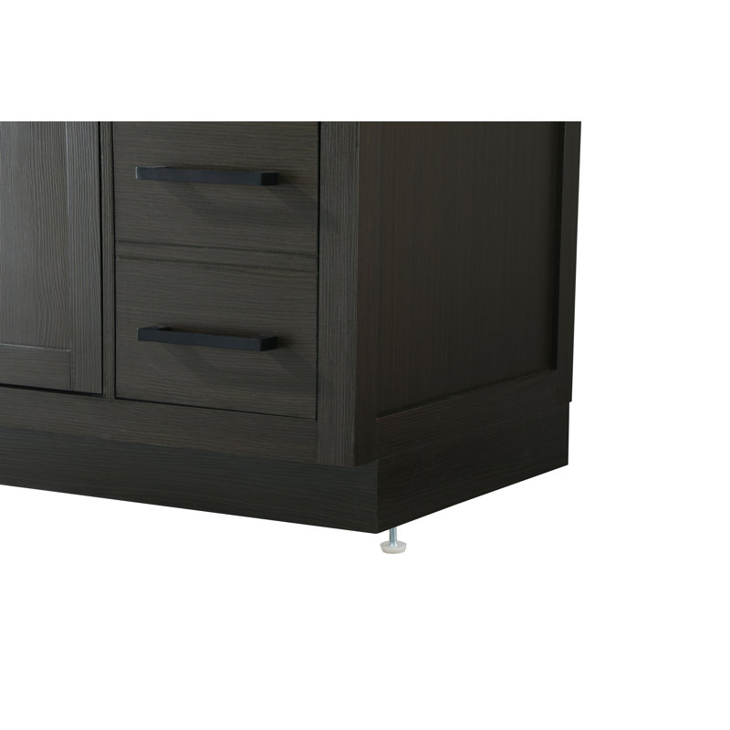 Ahner 60 inch Single Bathroom Vanity, Mocha Brown