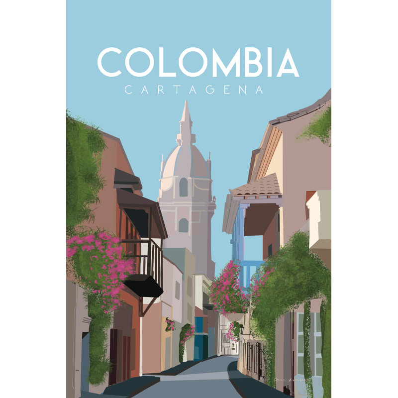 Colombie, H 36 po x l 24 po x P 1,25 po