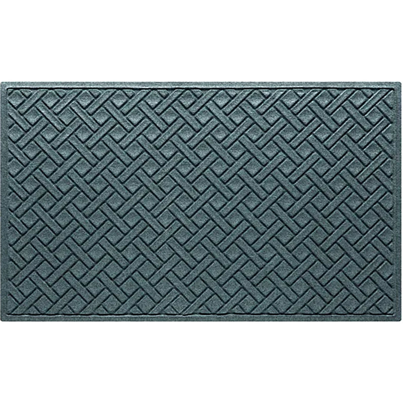 Paillasson intérieur 45 po x 70 po WaterHog Lattice, Pierre bleue, H 0,375 po x l 72 po x P 48 po