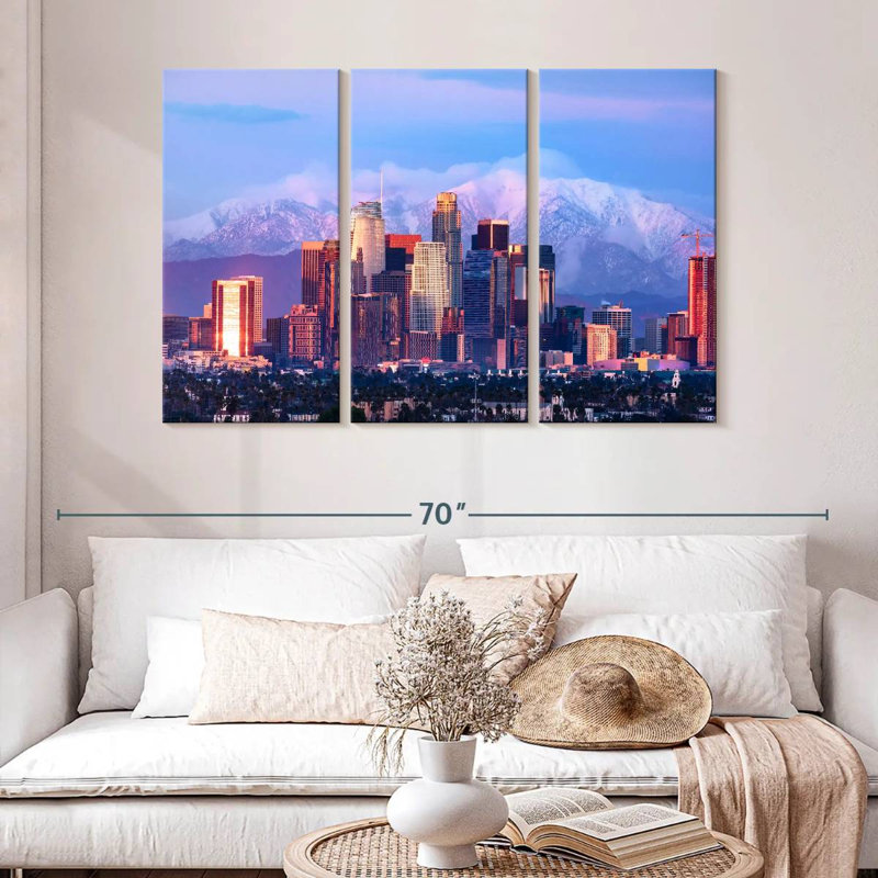 Horizon majestueux de Sirci à Los Angeles, H 32 po x l 50 po