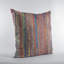 Coussin rayé rouge marin-307230464