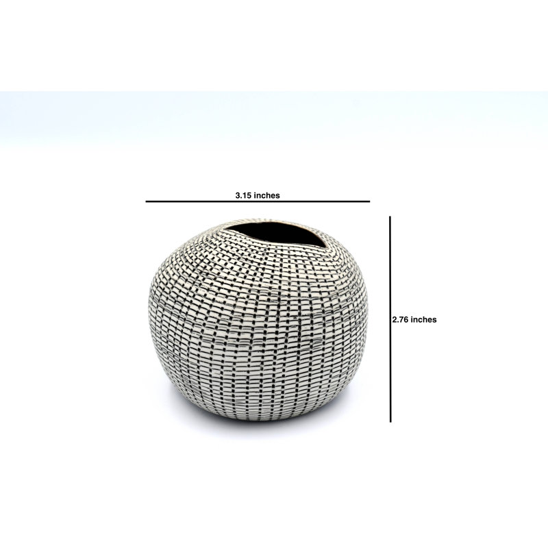 Vase de table Aylee, Noir