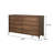 8-Drawer Dresser Cabinet Walnut
