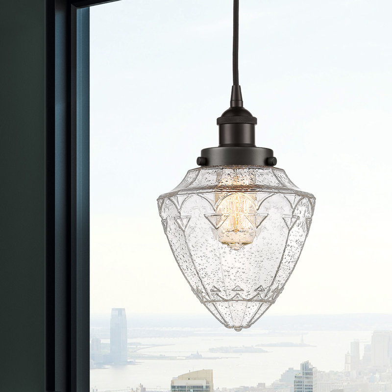 Lanaija 1 - Light Single Pendant, 11.75" H x 7" W x 7" D, Oil Rubbed Bronze