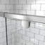 Porte de douche en verre pivotant durable avec verre trempé transparent de la STCC et finition chromée, installation réversible pour une utilisation polyvalente, porte de douche