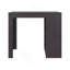 Îlot de cuisine, 4 tablettes, wengé noir