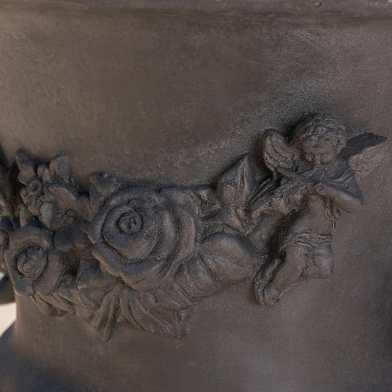 Buena Vista Urn, Antique Black