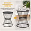 Cage ronde pour table de bout