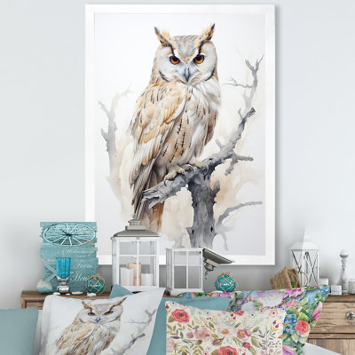 " Wise And Watchful Majestic Owl "