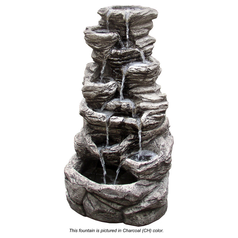 Tahoe Waterfall Fountain, Forest Brown