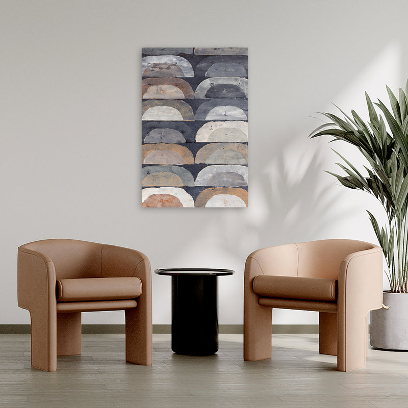 Mid-Century Modern Shape Shift III, 36" H x 24" W