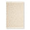 Wool Checkered Area Rug in Beige/Ivory