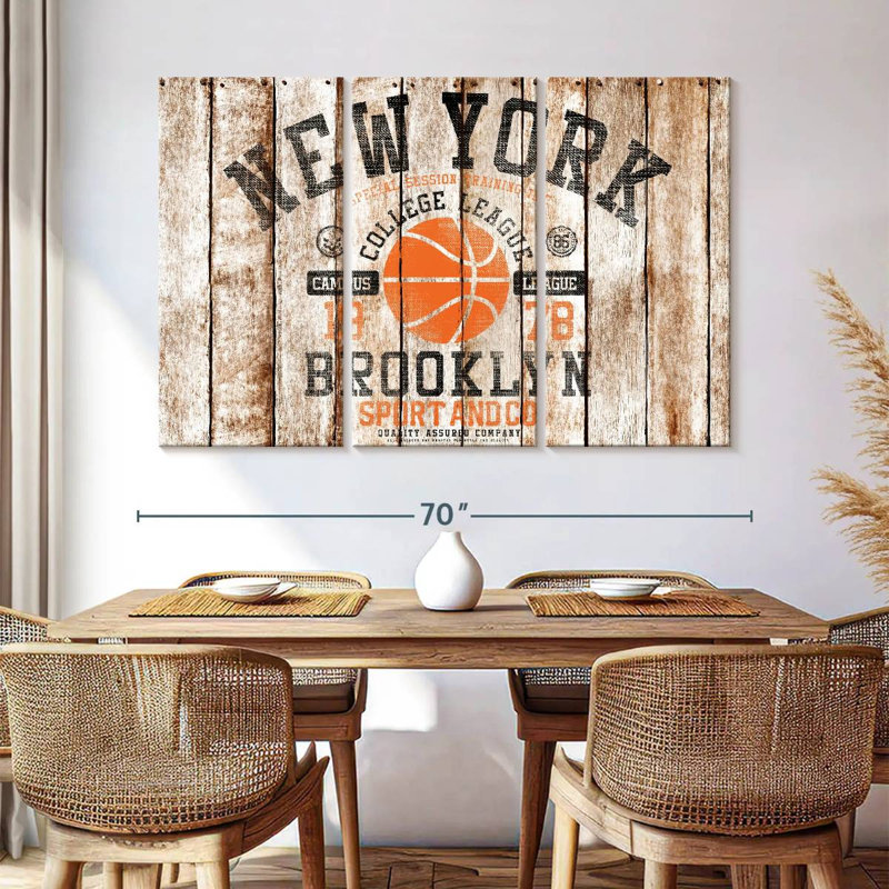 Ballon de basketball Sireci Brooklyn, H 42 po x l 65 po