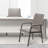 Faux Leather Ergonomic Armchair with Metal Base-766545639