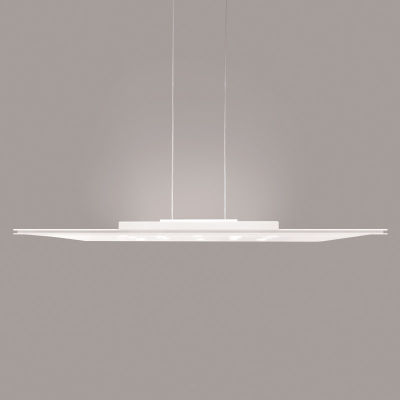 Pop 11 - Light Unique / Statement Rectangle / Square Chandelier, White