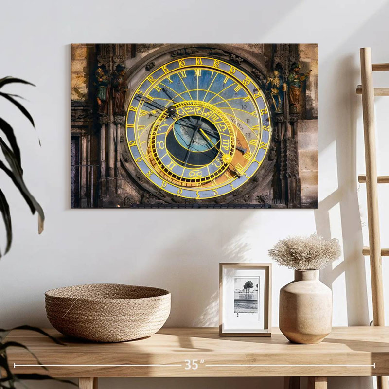 Horloge astronomique Kerner, H 16 po x l 24 po
