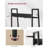 Maurus 5-Shelf Metal Freestanding Ladder Bookcase-1710091574-1707211001